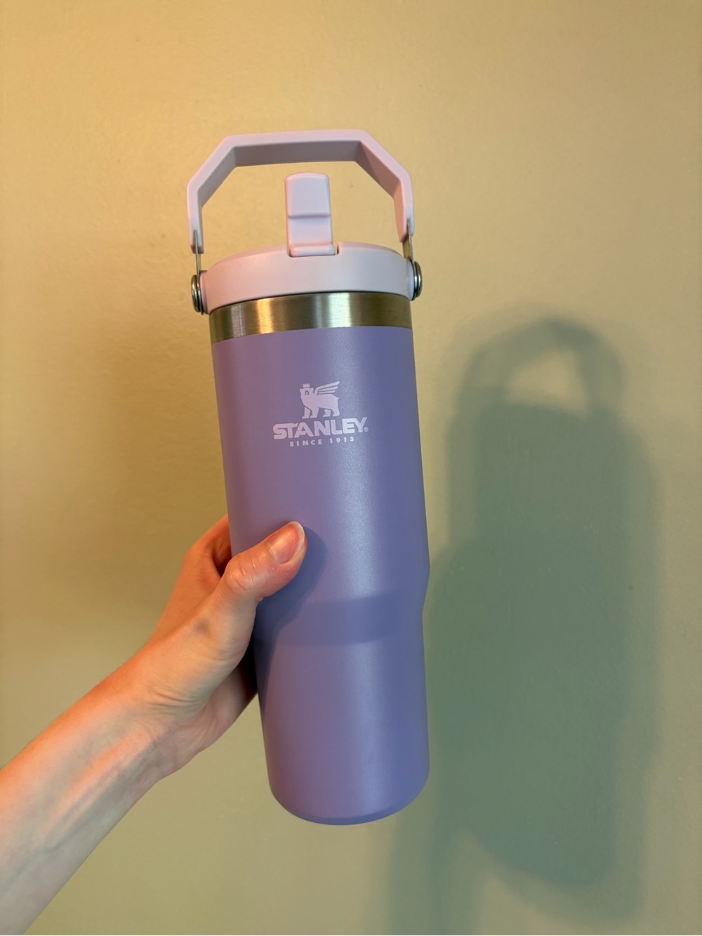 Stanley 30 oz Stainless Steel Ice Flow Flip Straw Tumbler